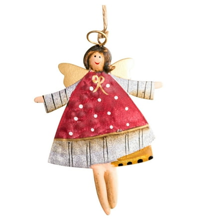 

Pgeraug decorate Christmas Decor Gifts Iron Pendant Retro Ornament Party Home Hanging Decor Hangs A