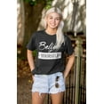 thumbnail image 4 of Believe in Yourself Motivational Women's Graphic T Shirt Tees Brisco Brands X, 4 of 6
