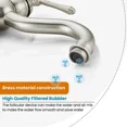 thumbnail image 6 of Brushed Nickel Bathroom Vessel Faucet 1Hole Sink Vanity Mixer Taps Single Handle, 6 of 9