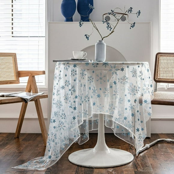 Maplenight Nappe en Dentelle Élégante 39x59 Pouces Rectangle - Nappe Lavable pour Table à Fromage pour Repas/mariage/fête - Nappe à Fromage pour Décoration de Cuisine Maison
