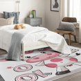 thumbnail image 3 of Cute Cow Area Rug 5x7, Cartoon Cow Kids Rugs for Bedroom, Cow Pink Carpet, Living Room Rugs Decorations, Stain Resistant Soft Low Pile Machine Washable Rug 17&-28, 3 of 7