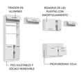 thumbnail image 4 of Cocina Integral MADESA 350cm Agata Madesa 01 Blanco, 4 of 10