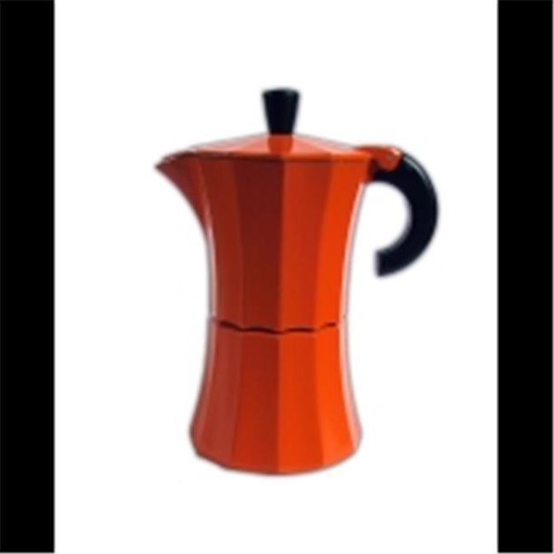 Gnali & Zani V210A6 Morosina Stovetop Espresso Maker Aluminum Orange