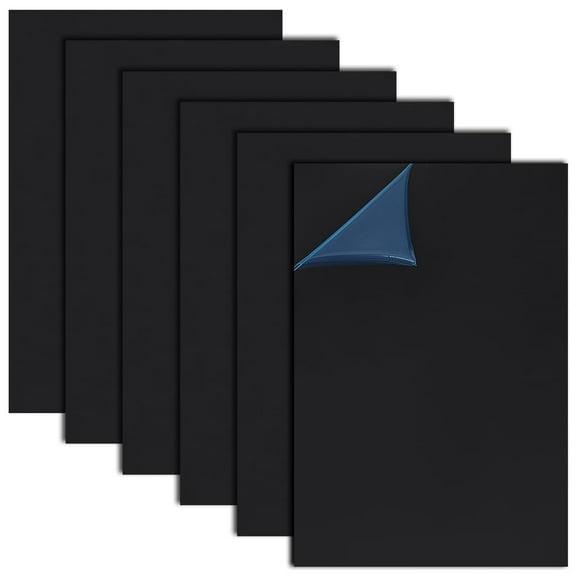 6pcs ABS Plastic Sheets Craft Making Supplies Rectangle 300x200x0.5mm