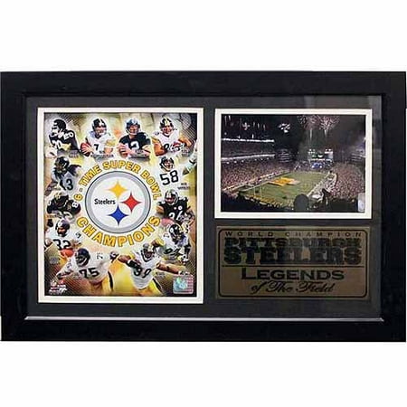 NFL 12x18 Photo Stat Frame, Pittsburgh Steelers
