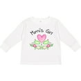 thumbnail image 3 of Inktastic Mimi's Girl Heart Flowers Girls Long Sleeve Toddler T-Shirt, 3 of 5