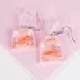 thumbnail image 5 of NUZYZ Goldfish Water Bag Shape Dangle Hook Earrings Charm Women Jewelry Gift, 5 of 8