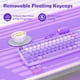 thumbnail image 4 of Combo de teclado y ratón inalámbricos MOFII 104 teclas redondas morado, 4 of 8