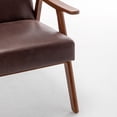thumbnail image 5 of US Pride Furniture Cedrice 26.37" Microfiber Accent Chair, Dark Brown, 5 of 5