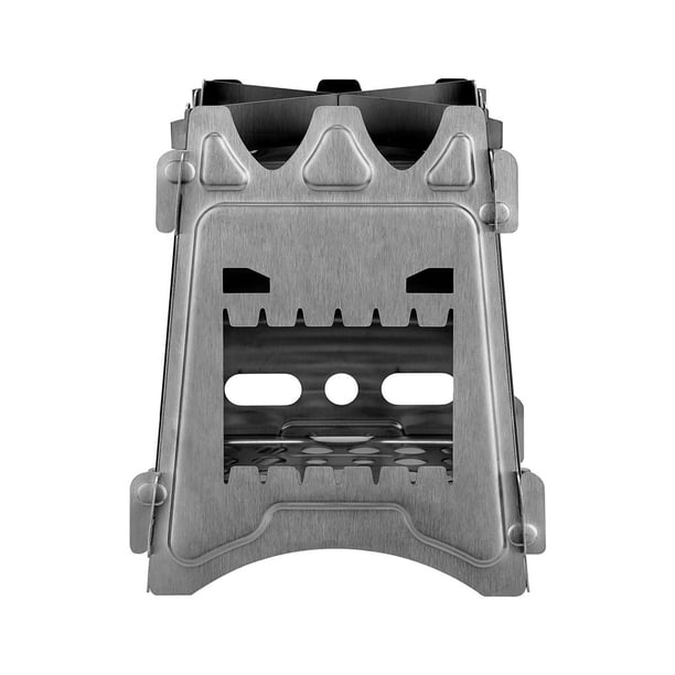 Naiovety Estufa de Camping para mochilero, quemador turístico plegable para exteriores, calentador de fuego, turismo, Picnic, horno de leña, suministros Kits de desorden para acampar Naiovety OD027885-00