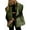 Army Green, variant on Women Winter Oversized Puffer Vest Light-Weight Stand Collar Sleeveless Padded Puffy Jackets with Pockets Dark Brown L