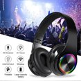 thumbnail image 2 of Wireless Headphones Bluetooth Noise Cancelling Stereo Earphones Over Ear Headset, 2 of 5