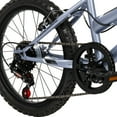 thumbnail image 4 of Huffy Algonquin 18-inch Girls’ Rigid 6-Speed Mountain Bike, Blue, 4 of 11