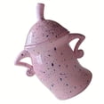 thumbnail image 2 of Canister With Attitude Drop Resistant PVC Durability Food Canisters With Lids Desktop Cup Ornament For Halloween Pink, 2 of 5
