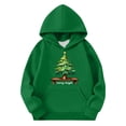 thumbnail image 3 of Sudadera con capucha para niñas y niños, sudadera de manga larga con cuello redondo y estampado de moda, jersey con bolsillo, sudadera de poliéster para niñas, 3 of 8