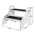 thumbnail image 6 of Ollieroo Anti-Slip Step Stool, Bamboo White, 6 of 9