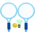 thumbnail image 2 of 2pcs Tennis Racket Toy Cartoon Style Racquet Funny Outdoor Activities Toy Fitness Equipment for Kids Playing (Blue), 2 of 7