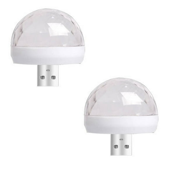 FloreceBien USB Mini Disco Light, Party Lights Ball Sound Activated, DJ Disco Ball Stage Lights