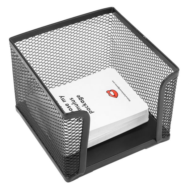 File Box Holder, Black Stylish Card Box , For Office Student Desk Decor