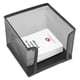 thumbnail image 3 of Caja de notas adhesivas de malla metálica para negocios, estante de escritorio, soporte para tarjetas, organizador, 3 of 8