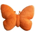 thumbnail image 1 of Bewildely Cojines de mariposa de poliéster suaves y agradables para la piel para salas de estar y dormitorios. Cojines de mariposa 3D. Juegos de cama naranja, 1 of 6
