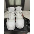 thumbnail image 2 of Ni - ke Ni - ke Air Jordan 4 Retro Pure Money White Metallic Silver Men's Size 12, 2 of 5