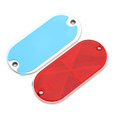 thumbnail image 4 of MFC PRO 2 Pcs Réflecteur Ovale en Plastique à Coller (Rouge), 4 of 4