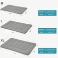 thumbnail image 6 of PROCIPE 47" Dog Bed Washable Kennel Pad Anti Slip Pet Crate Mat Light Grey, 6 of 9