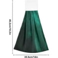 thumbnail image 3 of Coolnut Hunter Green Kitchen Hanging Towel 2PCS, Soft Absorbent Hand Towel Home Decorative Wipe a Towel with Hook & Loop Hanging Tie Towel for Kitchen, Bathroom, Toilet, etc Washcloth Gift, 3 of 7