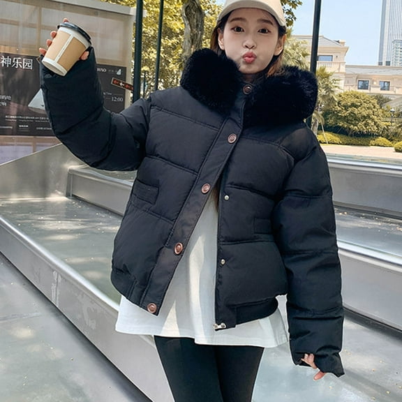 Family Gifts Ofreoo Fashion Women's Casual Long Sleeve Solid Button Pocket Ladies Tops Blouse Coat Outwear Jacket Women's Down Jackets & Parkas