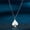 Silver, variant on Spade Gold Plated Love Hearts Pendant Playing Card Pattern Necklace