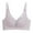 Purple, variant on Womens Seamless Bra New Non Small Chest Gathered Adjustable No Underwire Breathable Medium Thick Bra Lift Everyday Bras