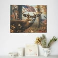 thumbnail image 6 of Balery American Wildlife Deer Forest Pattern Canvas Decorative Picture – 30x40in Premium Wall Art, Modern Canvas Print for Home Decor（Horizontal）, 6 of 6