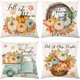 thumbnail image 1 of lote De 4 Housses De Coussin Citrouille 45 X 45 Cm, ​​Taies D'oreiller Thanksgiving, Housses De Coussin Dcoratives D'automne, Taies D'oreiller Dcorat, 1 of 5