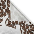 thumbnail image 3 of Ambesonne Coffee Kitchen Curtains, Hot Cup on Beans Drink Theme, 55"x45", White and Brown, 3 of 3