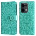 thumbnail image 5 of Funda tipo cartera GANGXUN para OPPO Reno 14 5G , diseño girasol, cuero PU, soporte, cierre magnético, tarjetero, 5 of 5