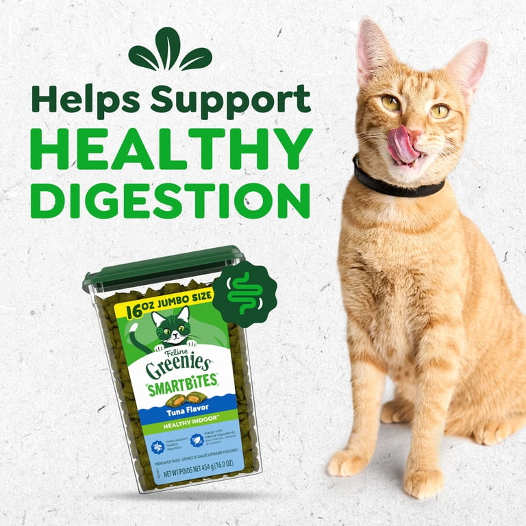 Greenies Feline Smartbites Tuna Flavor, 16 oz photo 3