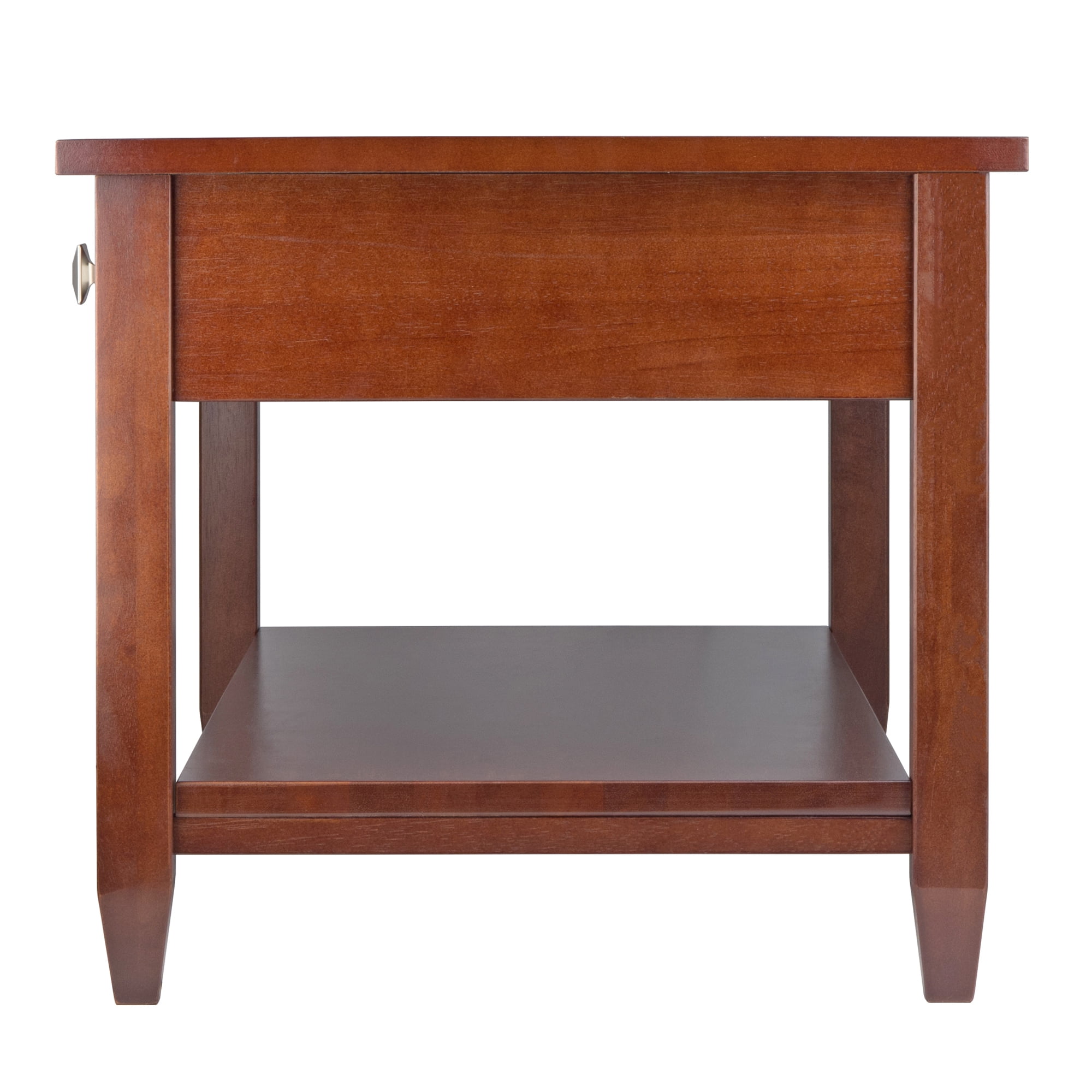 Winsome Wood Richmond Coffee Table with Drawer, Walnut Finish