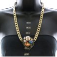 thumbnail image 2 of Mi Amore Statement-Necklace Gold-Tone/Multicolor, 2 of 3