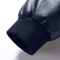 thumbnail image 6 of Fayshow0 Men'S Jackets Clearance Sale $12 Men's Spring And Fashion Casual Stand-up Collar Zipper Long Sleeve Hoodless Leather Jacket/jacket Blue, 6 of 7