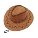 thumbnail image 1 of Qarigey Sombrero de vaquero de vaquera Unisex para niños, niños y niñas, disfraces de fiesta de fantasía del salvaje oeste, sombreros de sol Sombreros Amarillo Qarigey PS2515-04, 1 of 5