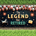 thumbnail image 5 of Balloon Design Retirement Banner Decorative Airplane Celebration for Office Party Indoor Decoration Retirement Celebration Event, 5 of 7