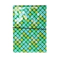thumbnail image 4 of Unique Bargains 1 Pc Passport Holder Durable Woven Plaid Document Holder for Travel Green, 4 of 5