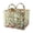 A, variant on 13"x10.2"x10.6" Floral Storage Basket Boho Fabric Quilted Floral Foldable Baskets with Handles Nursery Laundry Basket Organizer Bin for Car Home Picnic