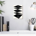 thumbnail image 3 of Elephant Stock Abstracta Wall Art - Vertical Canvas Wall Art - Living Room Wall Decor - Abstract Canvas - Black And White Decor By Kubistika - 8" x 12", 3 of 8