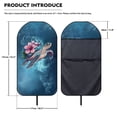 thumbnail image 6 of Uorisanigo Car Seat Towel Cover Hawaiian Floral Turtle Car Accessories Waterproof Soft Auto Seat Covers Anti-Slip Front Seat Cover Universal Fit for Vehicles,Cars,Suvs,Vans,Sedans, 6 of 6
