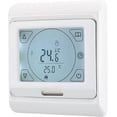 thumbnail image 1 of WG809 Room Thermostat, 7-Day Programmable LCD Display, AC230V 16A, Compatible with Electric Floor Heating, White, 1 of 3