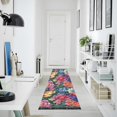 thumbnail image 4 of Yayeee Runner Rug for Bedroom 2'x6' Machine Washable Hallway Non Slip Mat, Ethereal Floral Harmony, 4 of 8