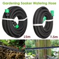 thumbnail image 5 of Manguera extensible para jardín, manguera Flexible microporosa de 15m, diámetro interior de riego por goteo, manguera de infiltración Pe de 1,6 cm kaili Sencillez, 5 of 5