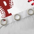 thumbnail image 4 of Manfei Letter Monogrammed P Boy Black Out Curtains,Sport Baseball Curtains Pack of 2 (42x63 Each),Ball Gamer Bedroom Curtains,Lightweight Room Decor, 4 of 6